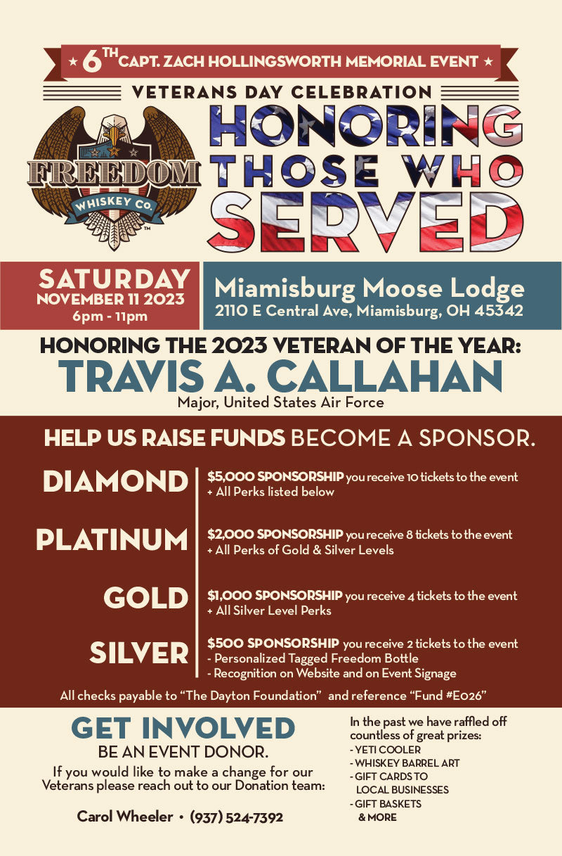 Veterans Day Event Ticket - 11 NOV 2023