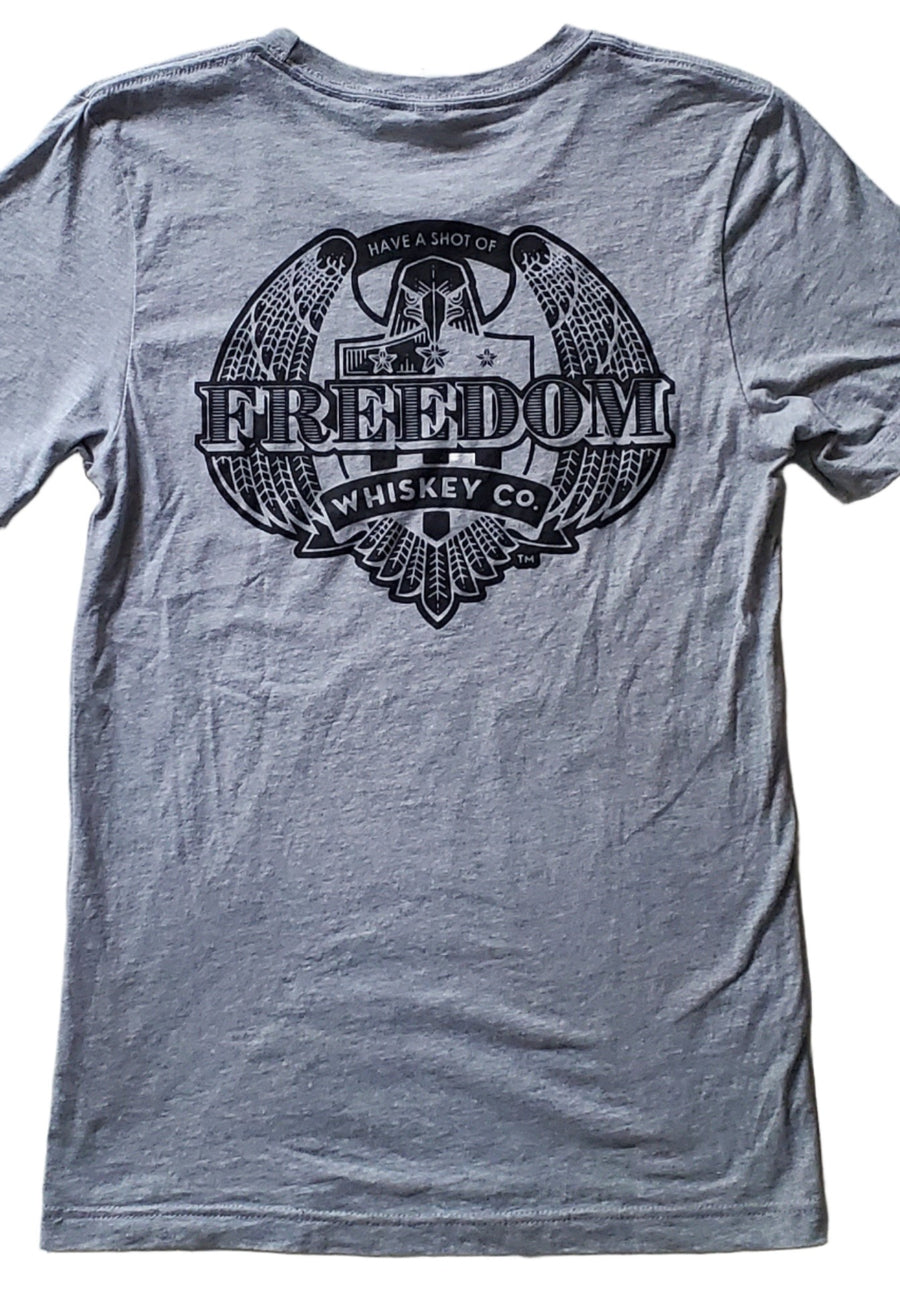 Women's Freedom Whiskey Co. Heather Gray T-Shirt