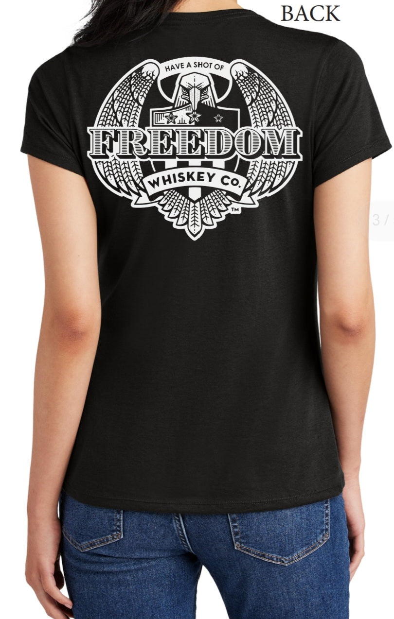 Women's Black Freedom Whiskey Co T-Shirt