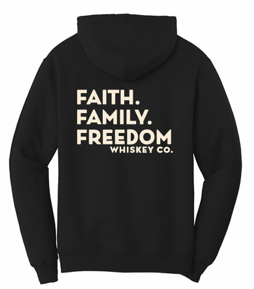 Freedom Whiskey Black Hoodies