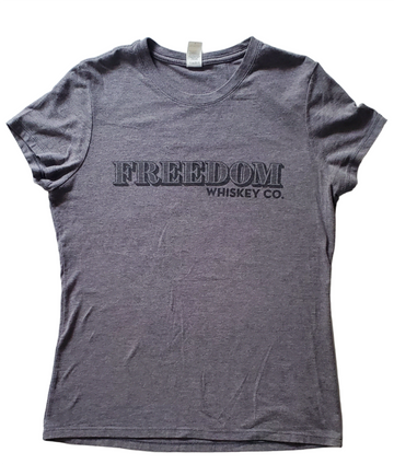 Women's Freedom Whiskey Co. Gray T-Shirt